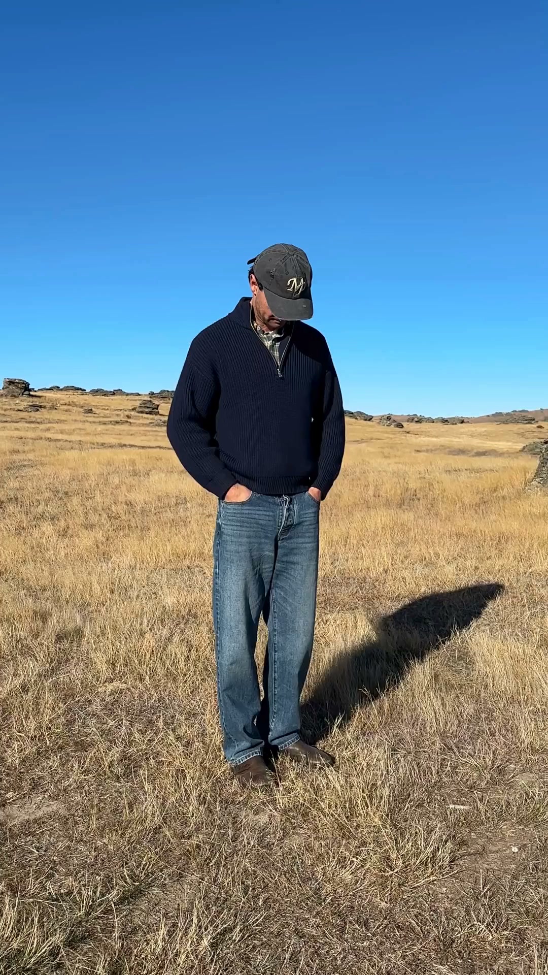 The Moreporks Merino Quarter Zip Sweater