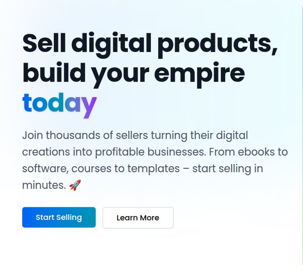 Buy and Sell Digital Products