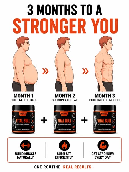 MNERLS VITAL BULL - MUSCLE BUILDING SUPPLEMENT