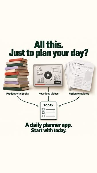 Plan today in five minutes