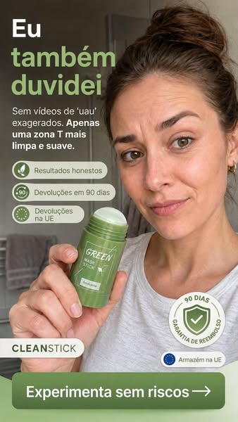 Máscara de limpeza de chá verde