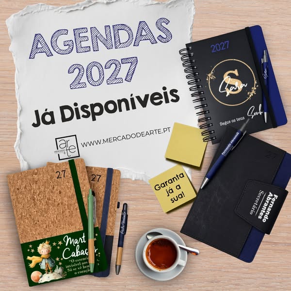 Pré-venda de agendas 2027 já disponível!