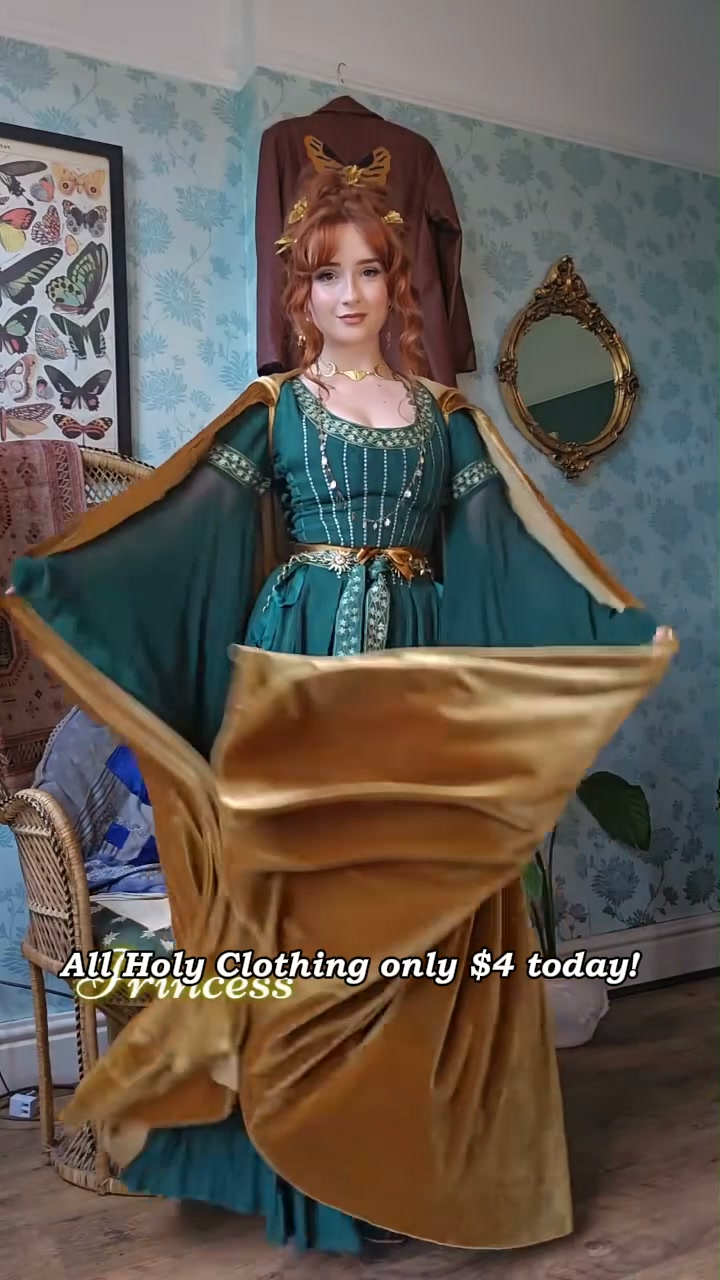 a dress so beautiful it needed a castle to match