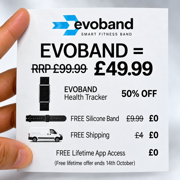 Evoband Health and Fitness Tracker