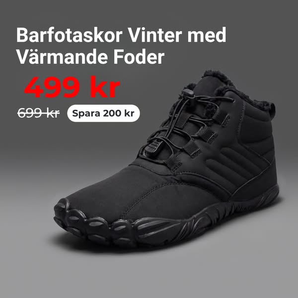 Fodrade barfotaskor - höst & vinter