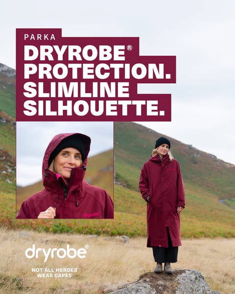 Dryrobe® weather protection. In a Parka.