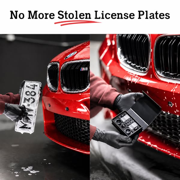Pop License Plates in SECONDS