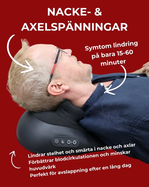 Har du stela axlar eller nacke?