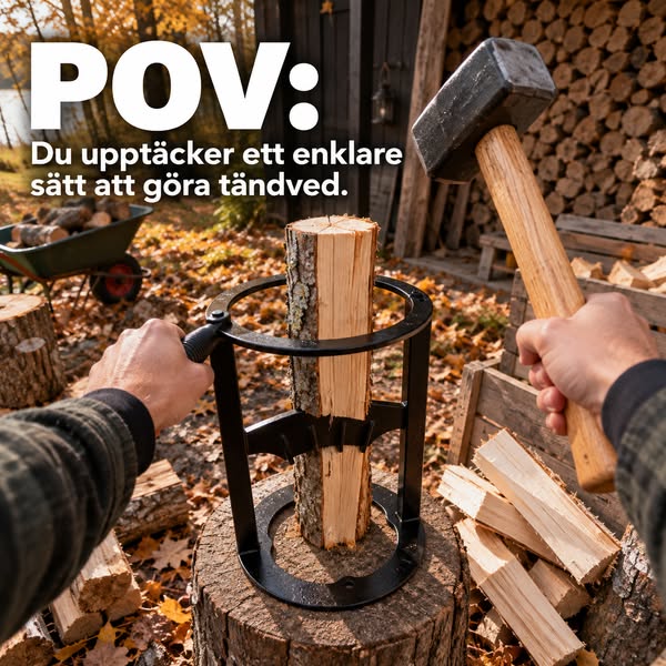 Från vedträ till tändved