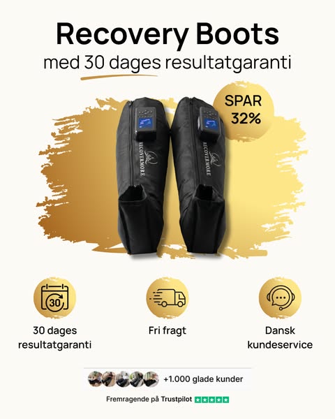 Recovery Boots med 30 dages resultatgaranti