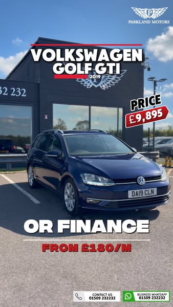 VW Golf GT TSi Evo – £9,895