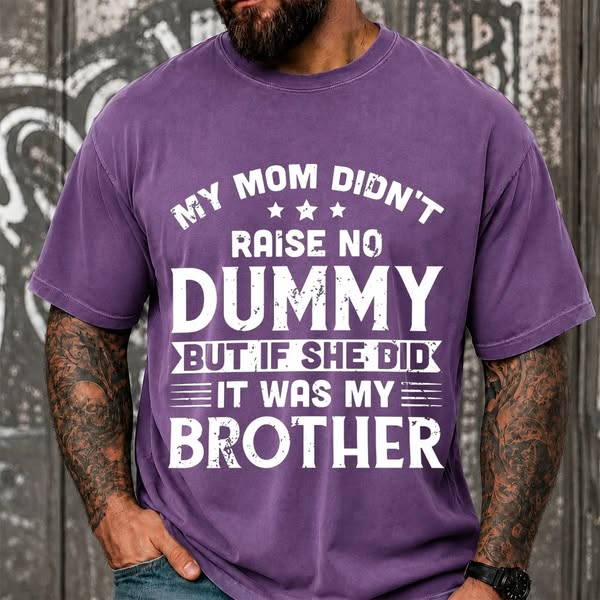 Sarcastic Saying Vintage Washed Oversized T-Shirt