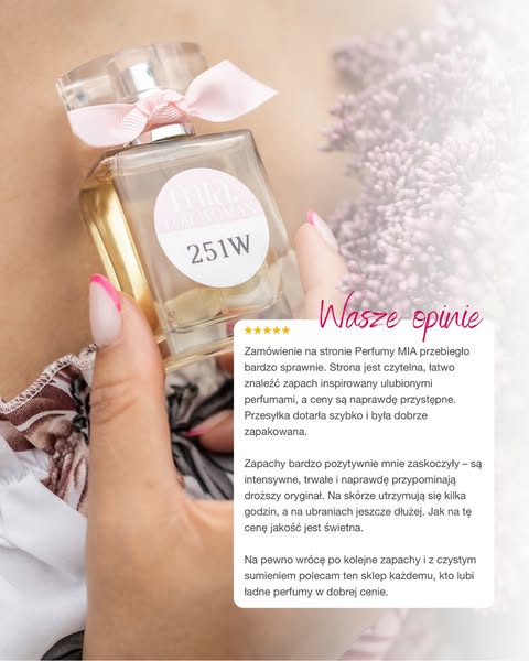 Zamienniki i odpowiedniki znanych Perfum - Perfumy Mia