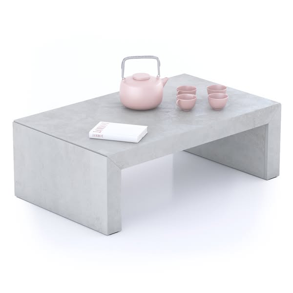 Mesa de centro Angelica Cemento Gris