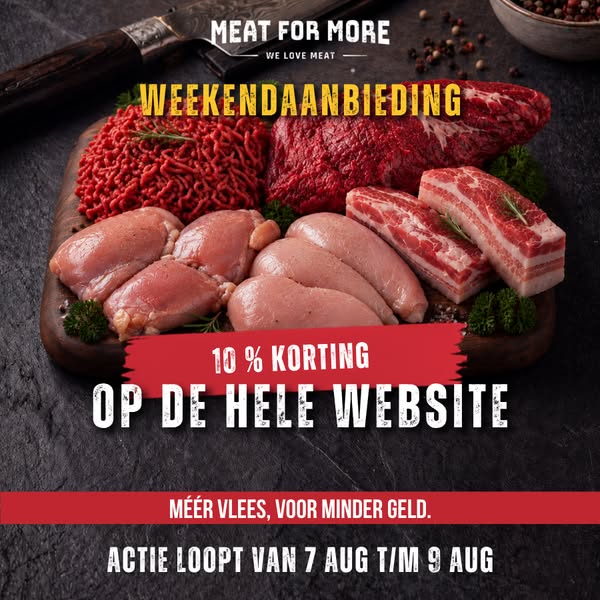 10% korting op de hele site