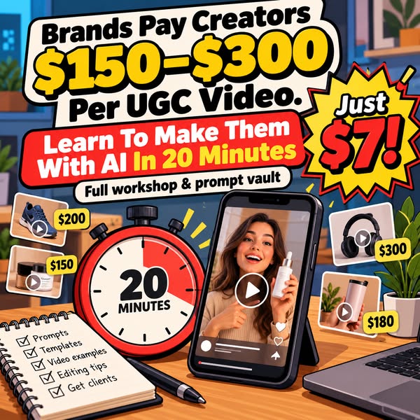 [$27] Create AI UGC Videos