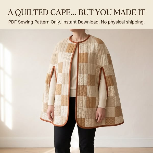 Only straight quilting lines