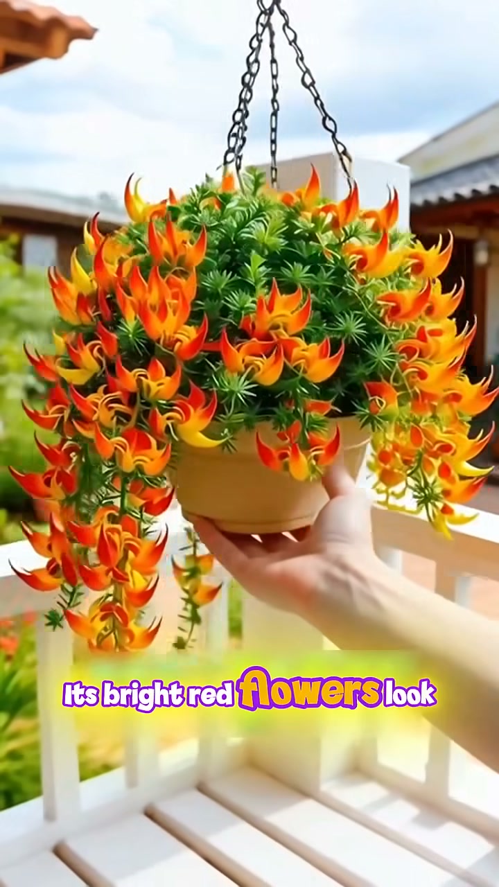 Rare Parrot Beak Spider Plant Blooms for up to 300 Days a Year!