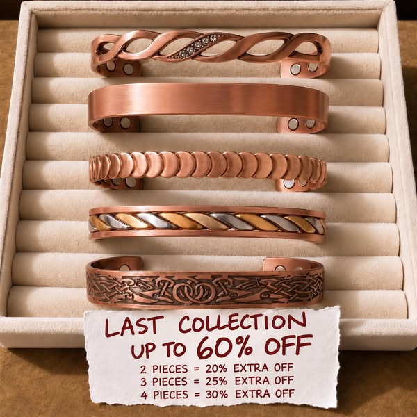 My mother lived to be 96. She never took off her copper bracelet. Not even once.