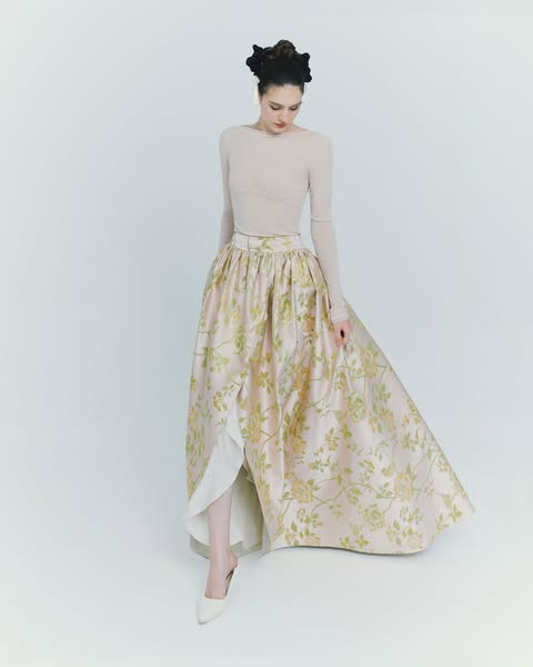 Floral Wrap Skirt