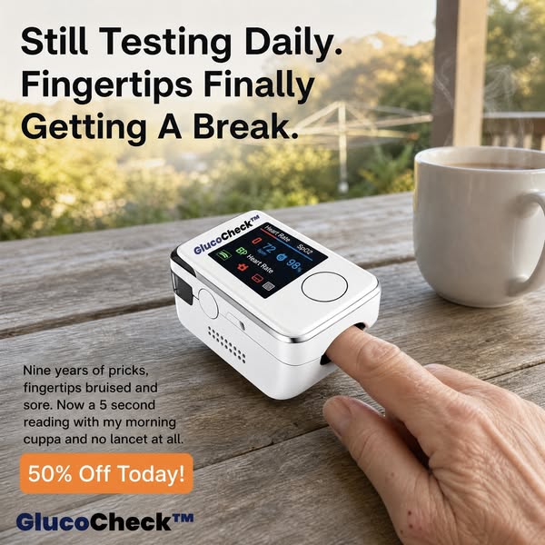 5-second reading. No needles. Ever.