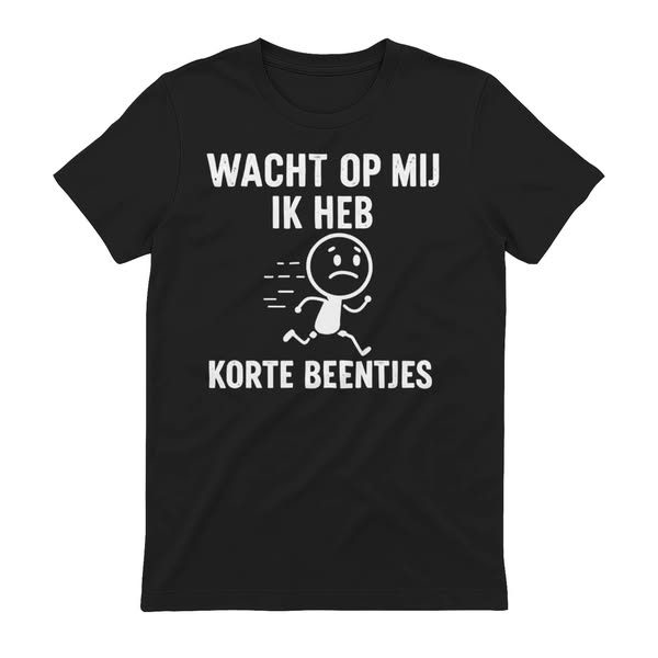 Hét shirt voor de 'korte beentjes' club!