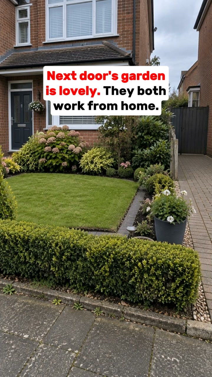 Our garden looks worse than next door's and it is not because we are lazy