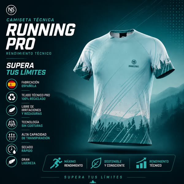 Camisetas Running Alto Rendimiento Técnico