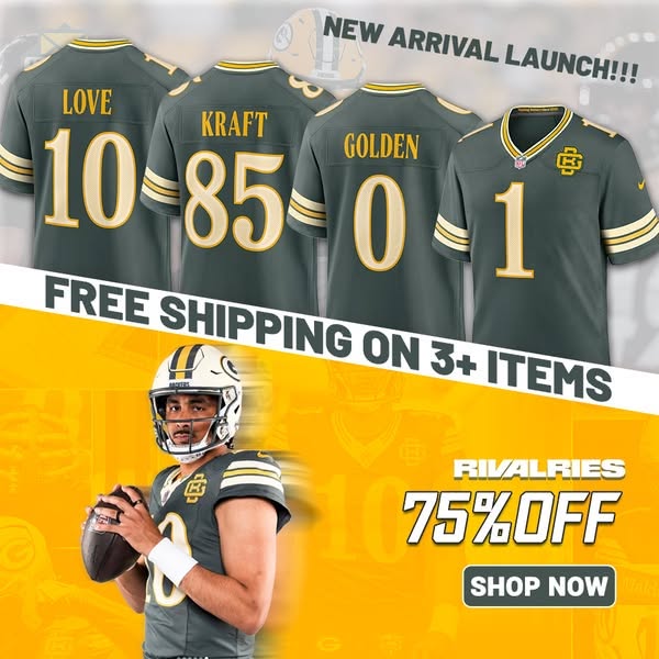 Green Bay Packers Rivalries Collection Stitched Jerseys | New Launch Up To 75% OFF, Extra $5 Off