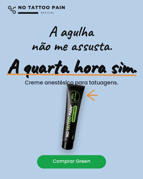 Menos dor na tatuagem