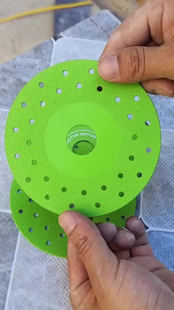 Rock slab grinding disc