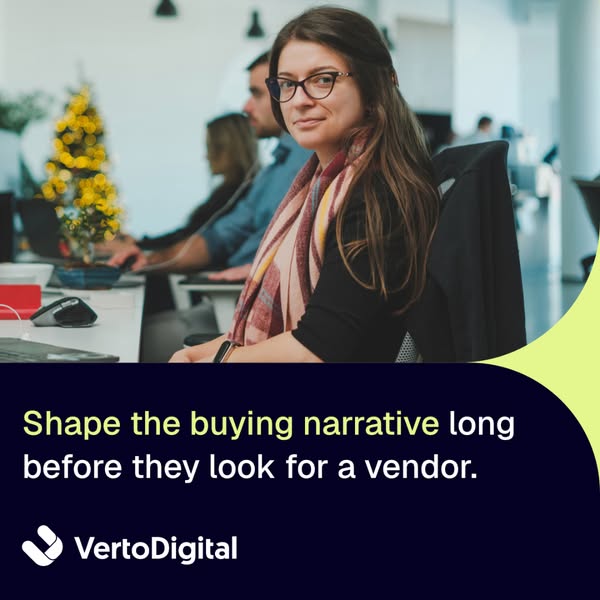 Influence buyers before they search