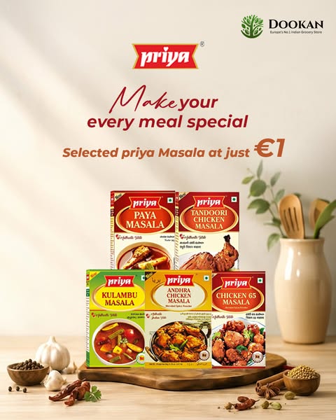 Authentic Indian Flavors at Just €1!