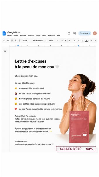 Noté 92/100 sur Yuka. Et vos rides ne l'ont pas vu venir.