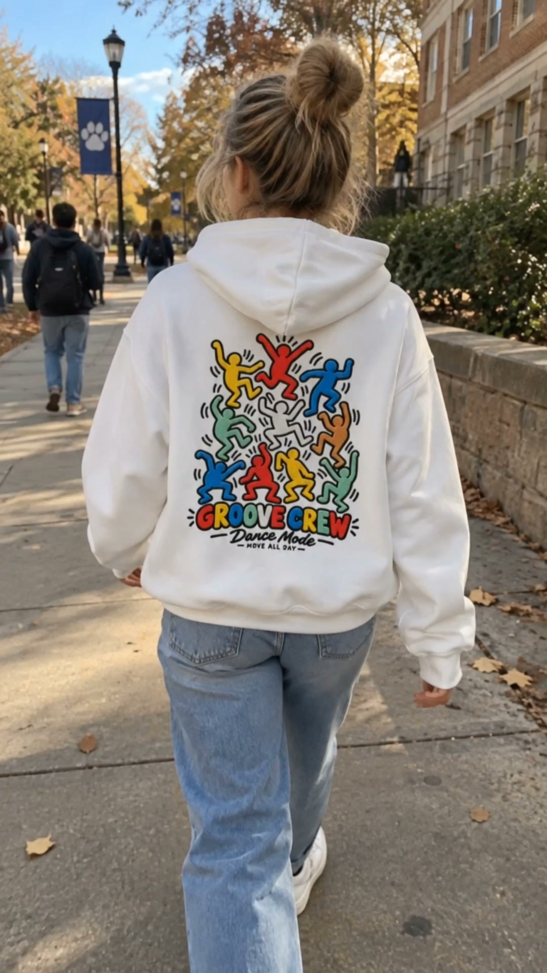 Groove Crew Dance Mode Graphic Hoodie