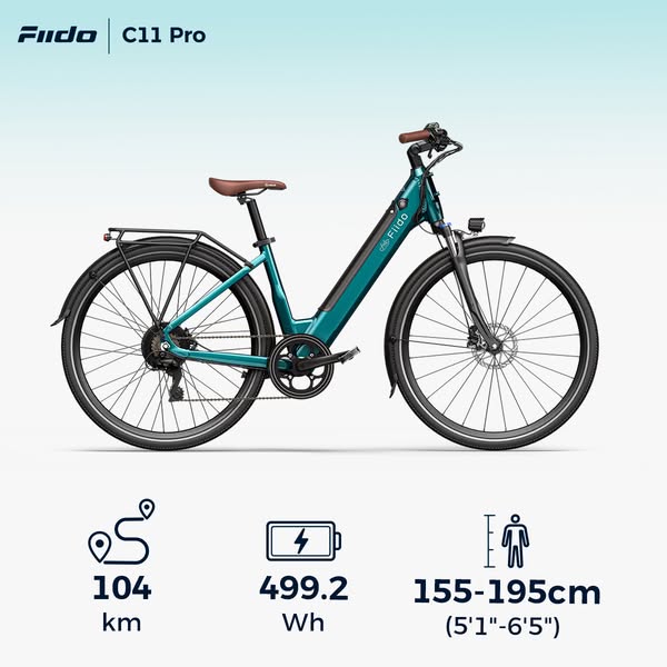 Fiido C11 Pro Lekki Rower Elektryczny Miejski