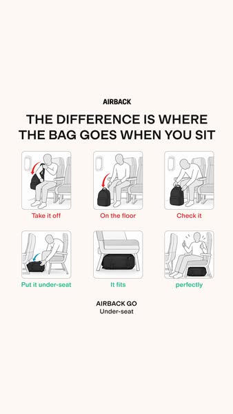 Carry 50% more with Airback!