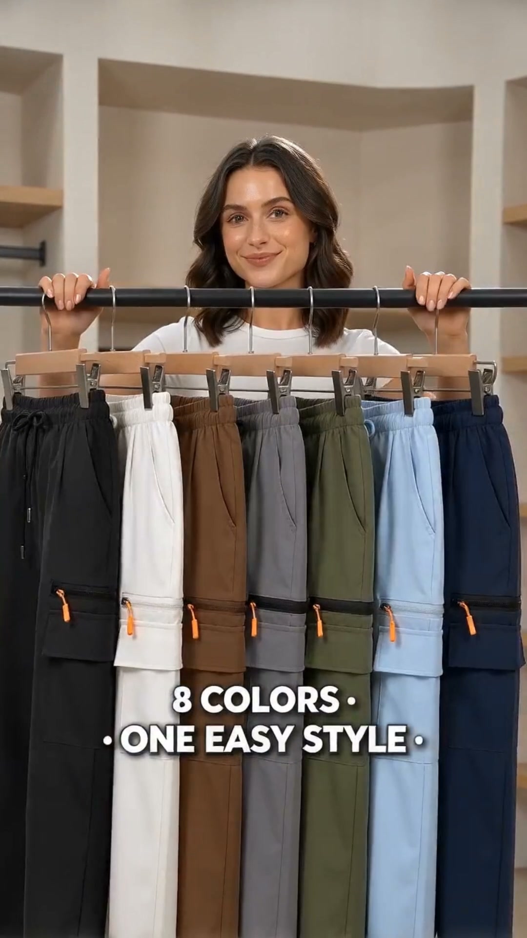 8 COLORS. ONE PERFECT EVERYDAY PANT.