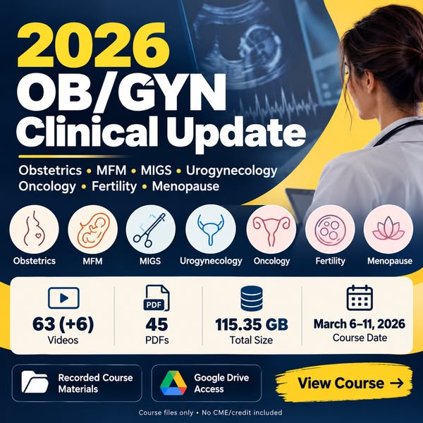 Harvard OB/GYN Update 2026 · Explore the 2026 OB/GYN Update
