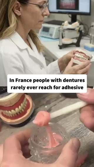 "I used to apply denture adhesive 3–4 times a day"