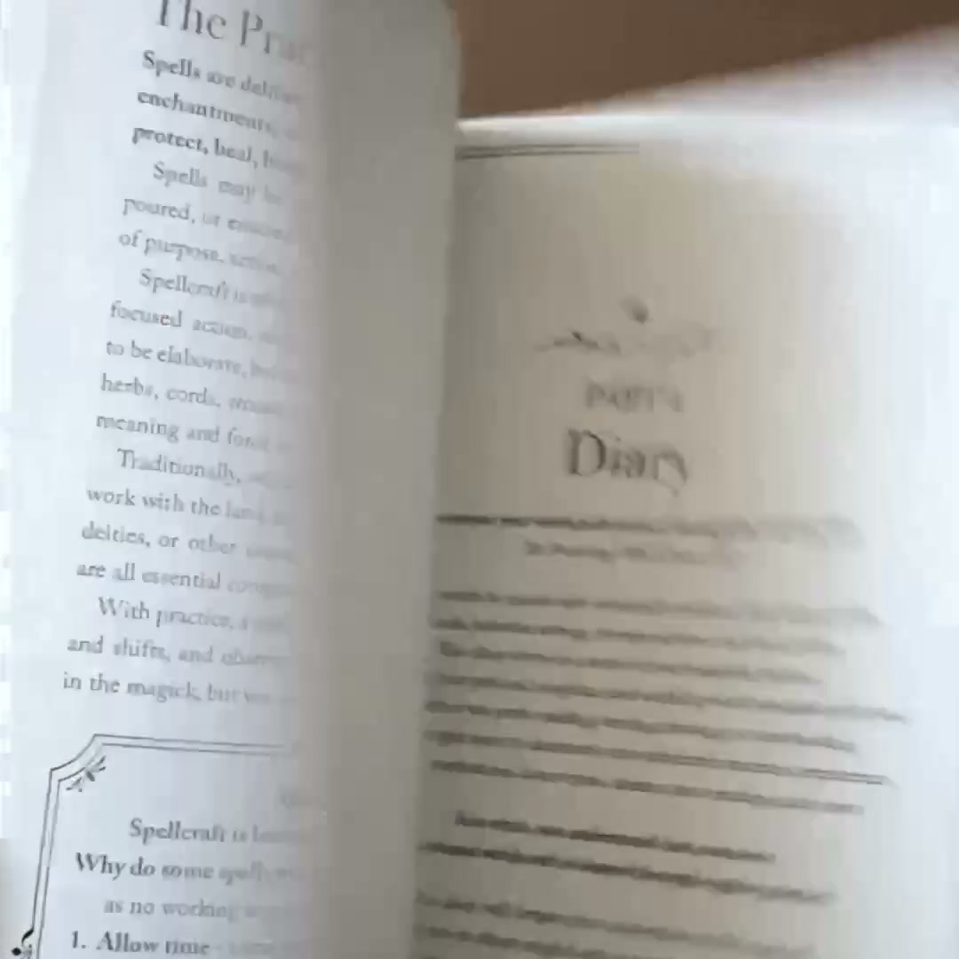 The Practicing Witch Diary Book of Shadows – Grimoire