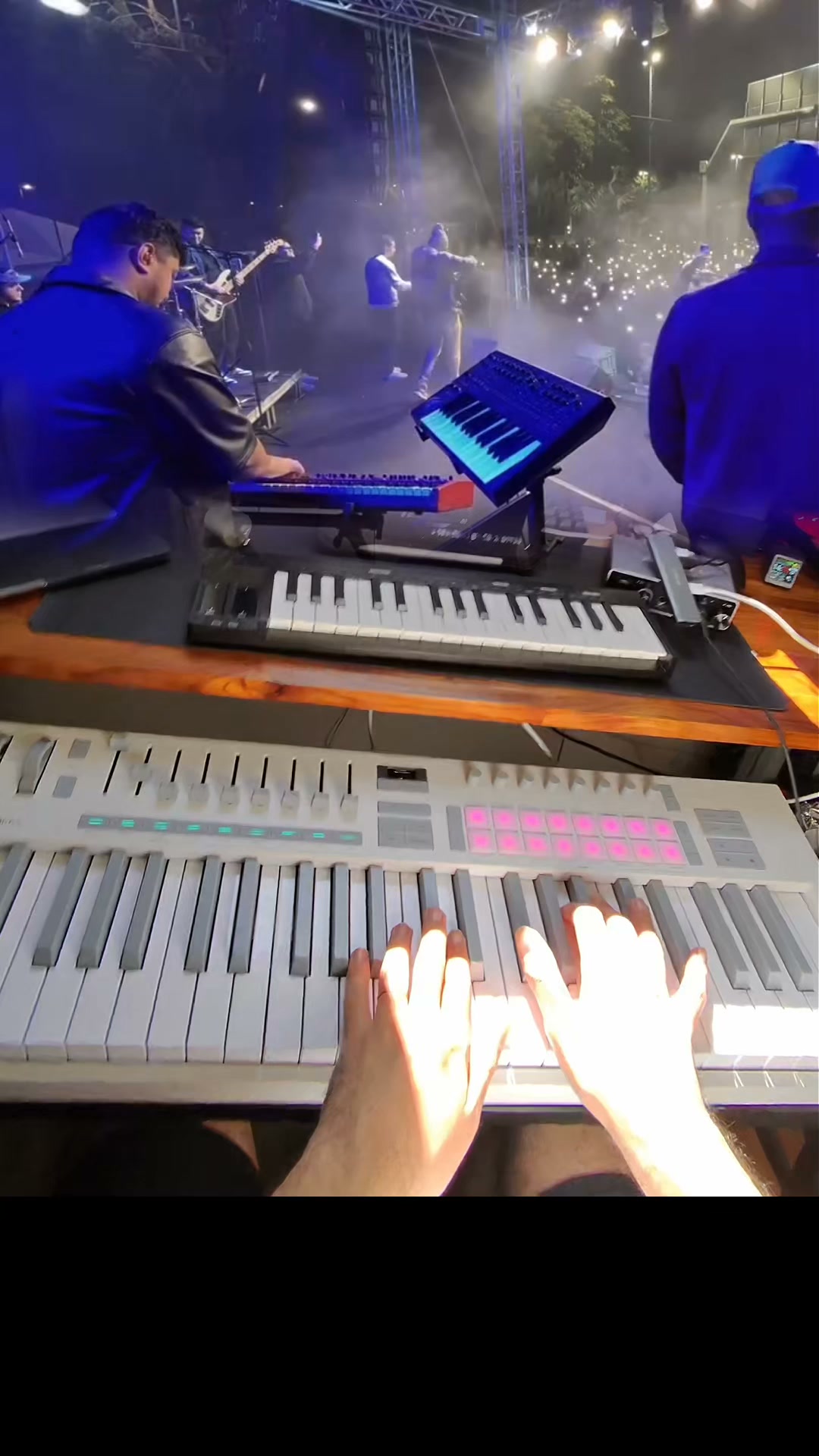 Keyboard player, turn your keyboard into a professional stage setup using just your phone and a MIDI cable.