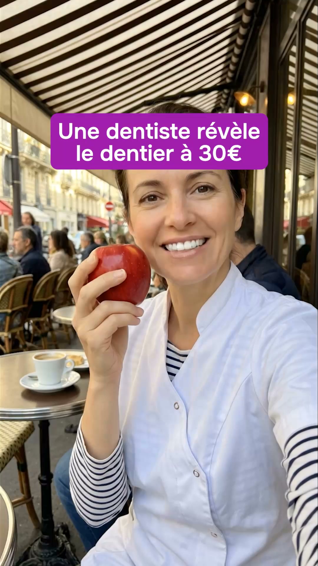 Un sourire naturel instantanément!