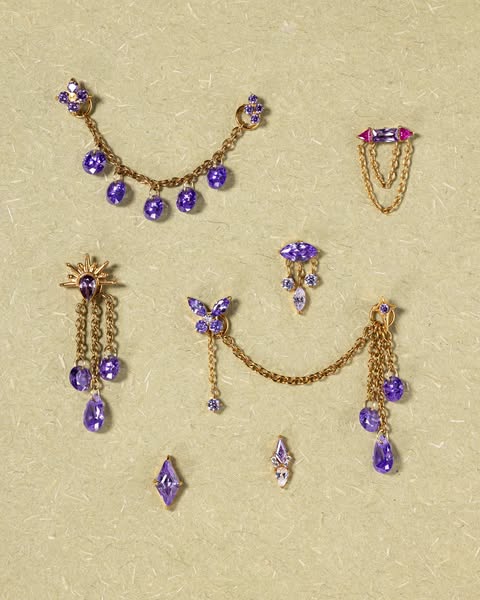 Flat Back Earrings - EricaJewels