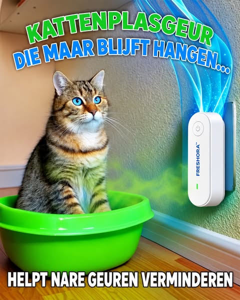Kattenurinegeur snel en langdurig verminderen!
