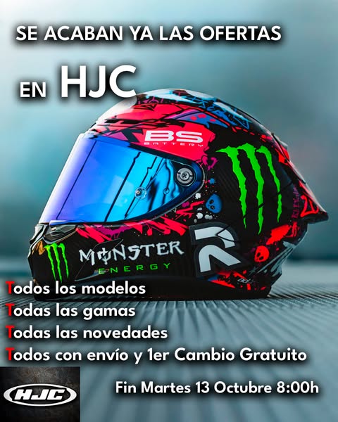 HJC en OfertaCascos HJC RPHA 1 V2, RPHA 60, RPHA 91 CON DESCUENTAZO