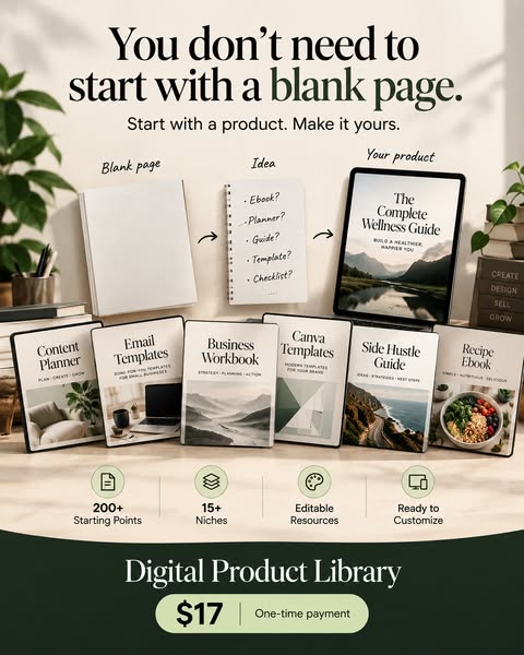 Don't Start From a Blank Page