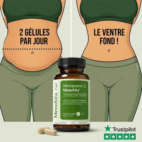 J'ai enfin réussir à perdre mes kilos de la ménopause grâce à MénoVéa