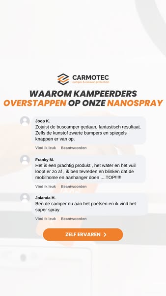 Uw camper of caravan beschermen was nog nooit zo makkelijk.