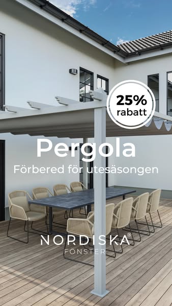 Utförsäljning av pergola